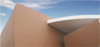 Façade aérée par terre cuite classique, anti- matériaux UV de façade de bâtiment 