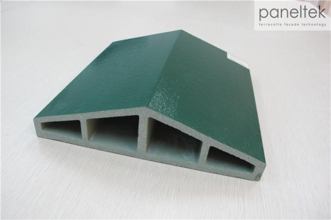 Tuiles vitrées vertes de mur de terre cuite de formulaire spécial avec les matériaux qui respecte l'environnement