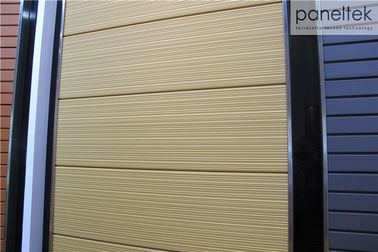 Chine Panneau extérieur rayé de panneau de mur extérieur, panneaux extérieurs propres faciles de façade  usine