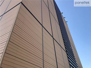 Systèmes aérés architecturaux de revêtement de façade avec la résistance UV/vent